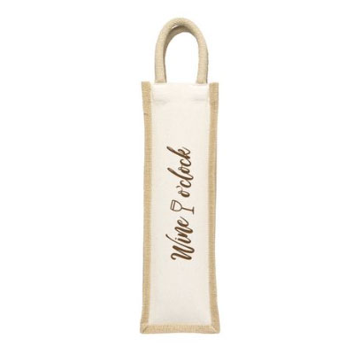 porte 1 bouteille jute